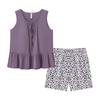 Pajamas with chest pads Women's Summer Modal sleeveless vest shorts Summer thin cool can be worn outside loungewear suit