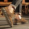 Utomhussneakers Herrklingskor Retro Manläder Affärsman Manlig Barockskor Vardagsskor för Män Oxford Arbetskläder