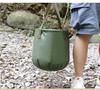 Collapsible Bucket Portable Folding Bucket Water Container Wash Basin for Camping Fishing Hiking Traveling Car Washing (Army Green 20L)