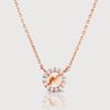 Tuberare Rose Silver Necklace A201Sn9104Rpa 42Cm