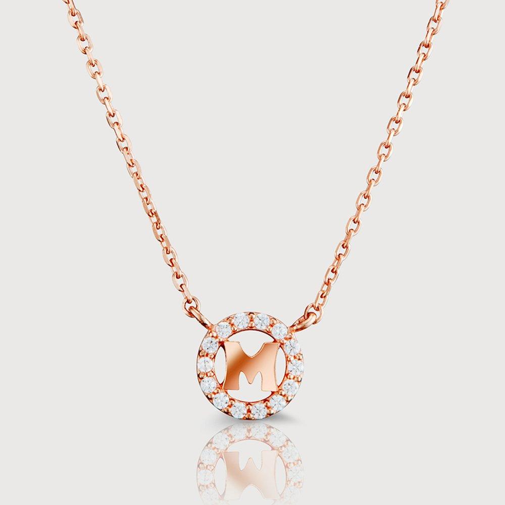 Tuberare Rose Silver Necklace A201Sn9104Rpa 42Cm