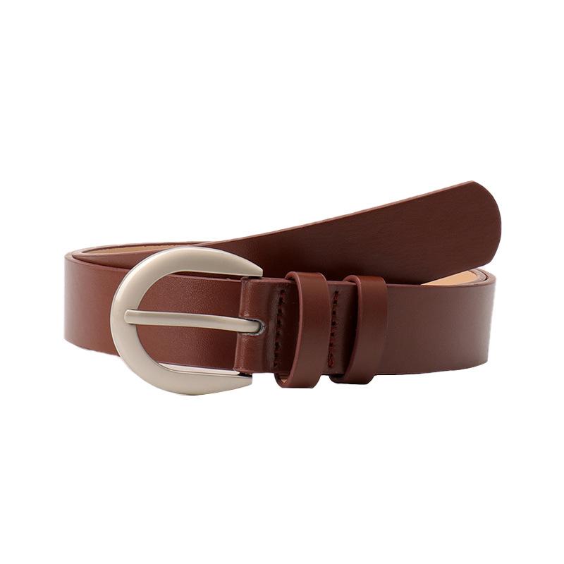 New Minimalist Trendy Belt for Women Fashion Versatile and High-end Women's Belt with Coat Waist Belt