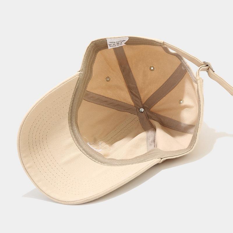 Hot Smiley Baseball Caps European and American Men's and Women's Soft Top Embroidered Bent Cap Show Face Small Sun Hat Tide
