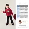 JELLYBABY Girls' Fleece-Lined High-Neck Pullover Sweatshirt