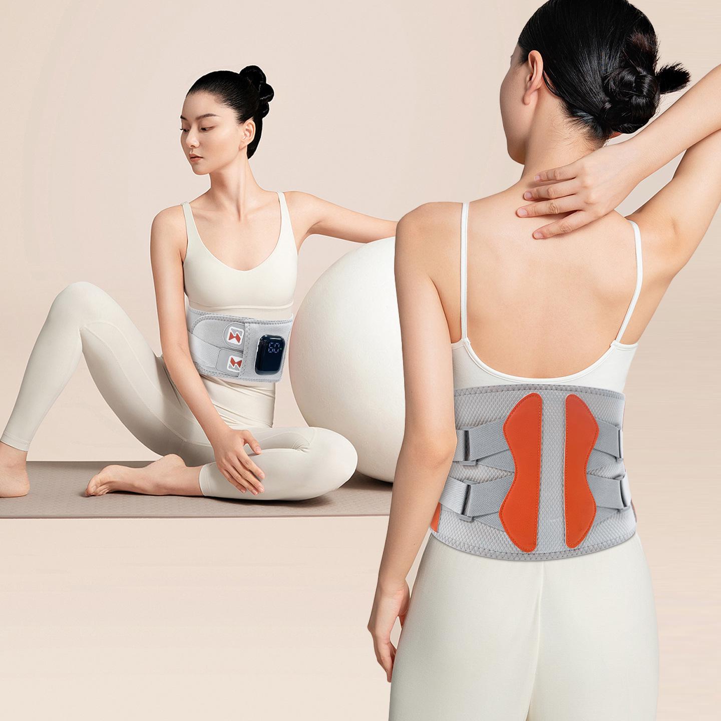 Rechargeable Infrared Lumbar & Uterus Heating Massager Belt Chinese Packaging