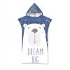 Adult Bath Towel Beach Towel Cape Geometric Print Hooded Bath Towel