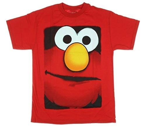Mad Engine Men s Sesame Street Elmo Big Box Face T-Shirt L