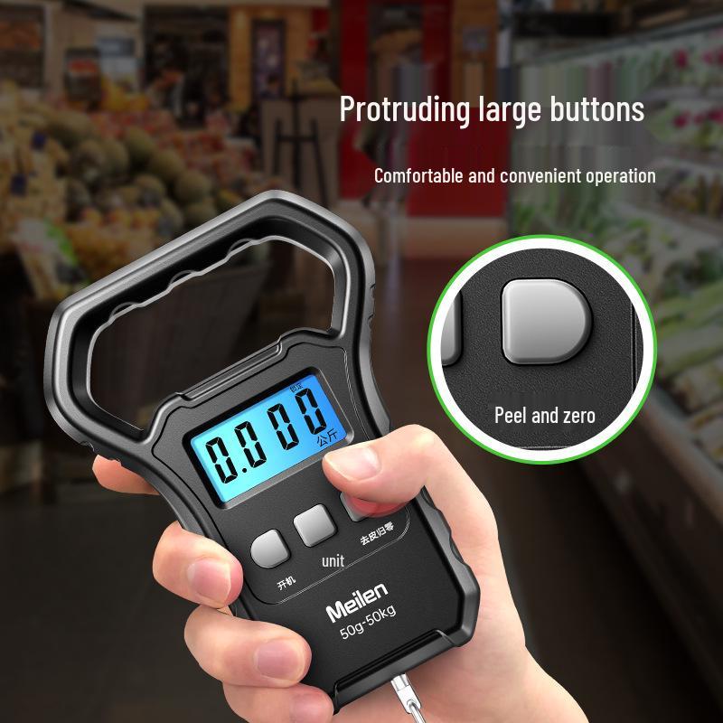 Bilancia Elettronica Portatile ad Alta Precisione 50kg per Uso Domestico e Commerciale