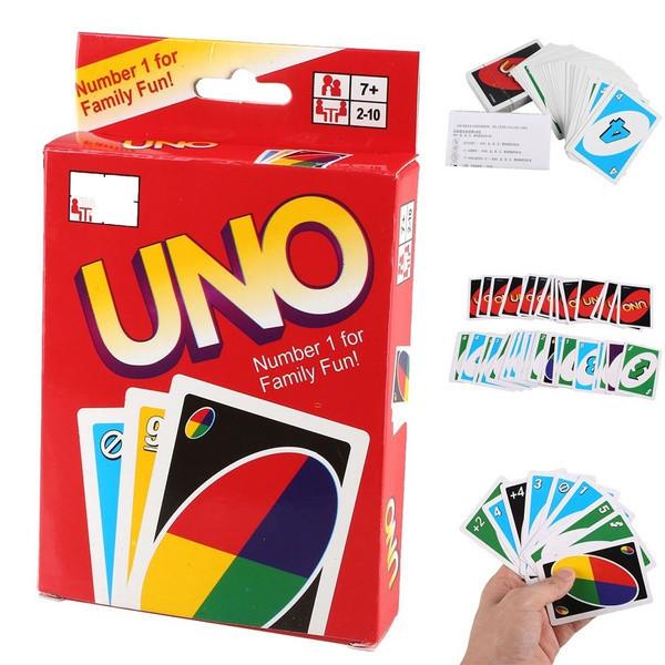 Uno Cards Standard 108 Friends Kids Children Fun Playing Board Game Kit Toy