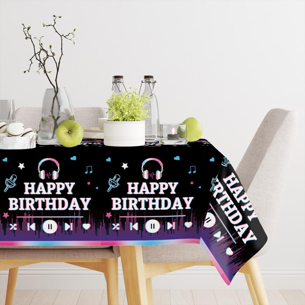 Spot Disposable Pe Tablecloth Thickened And Durable, Suitable For Party/Picnic/Home Style