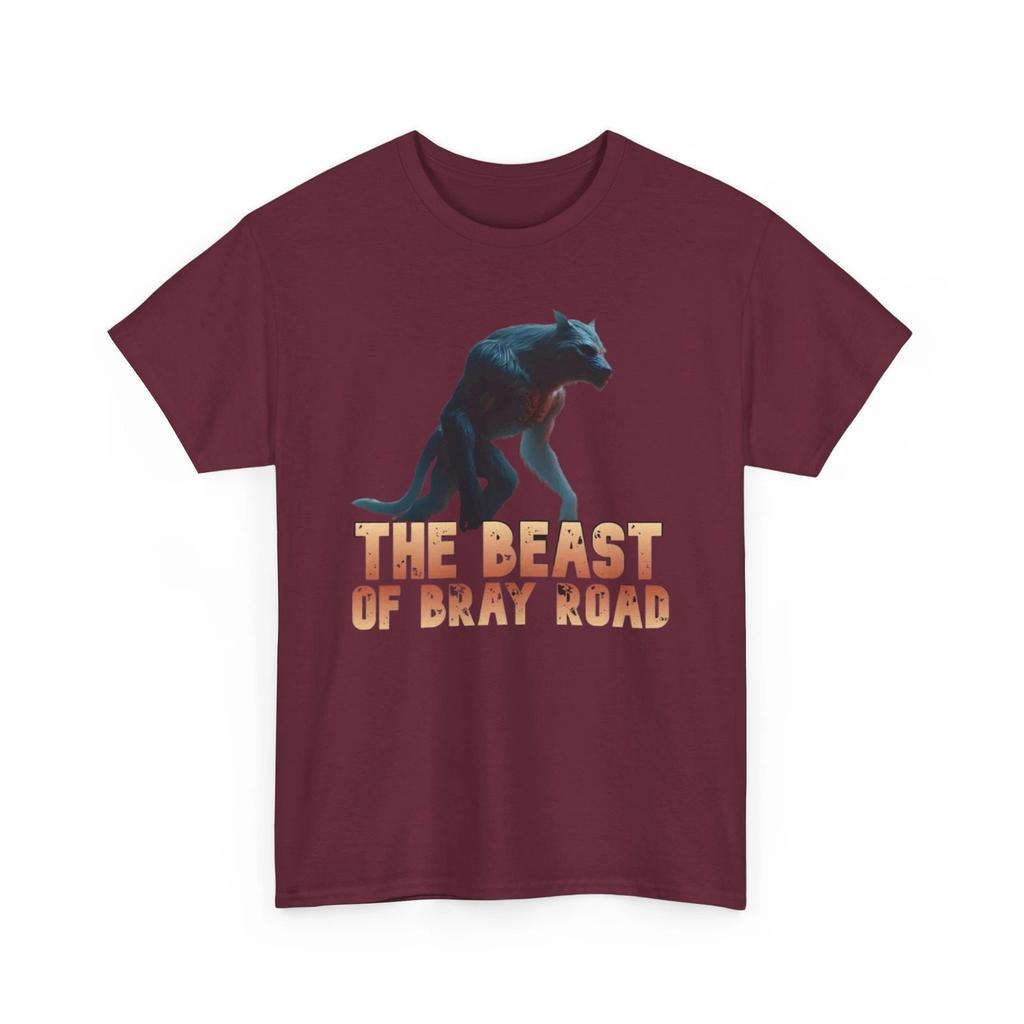The Beast of Bray Road Cryptid Printed T shirt Mythical Creature Collectible