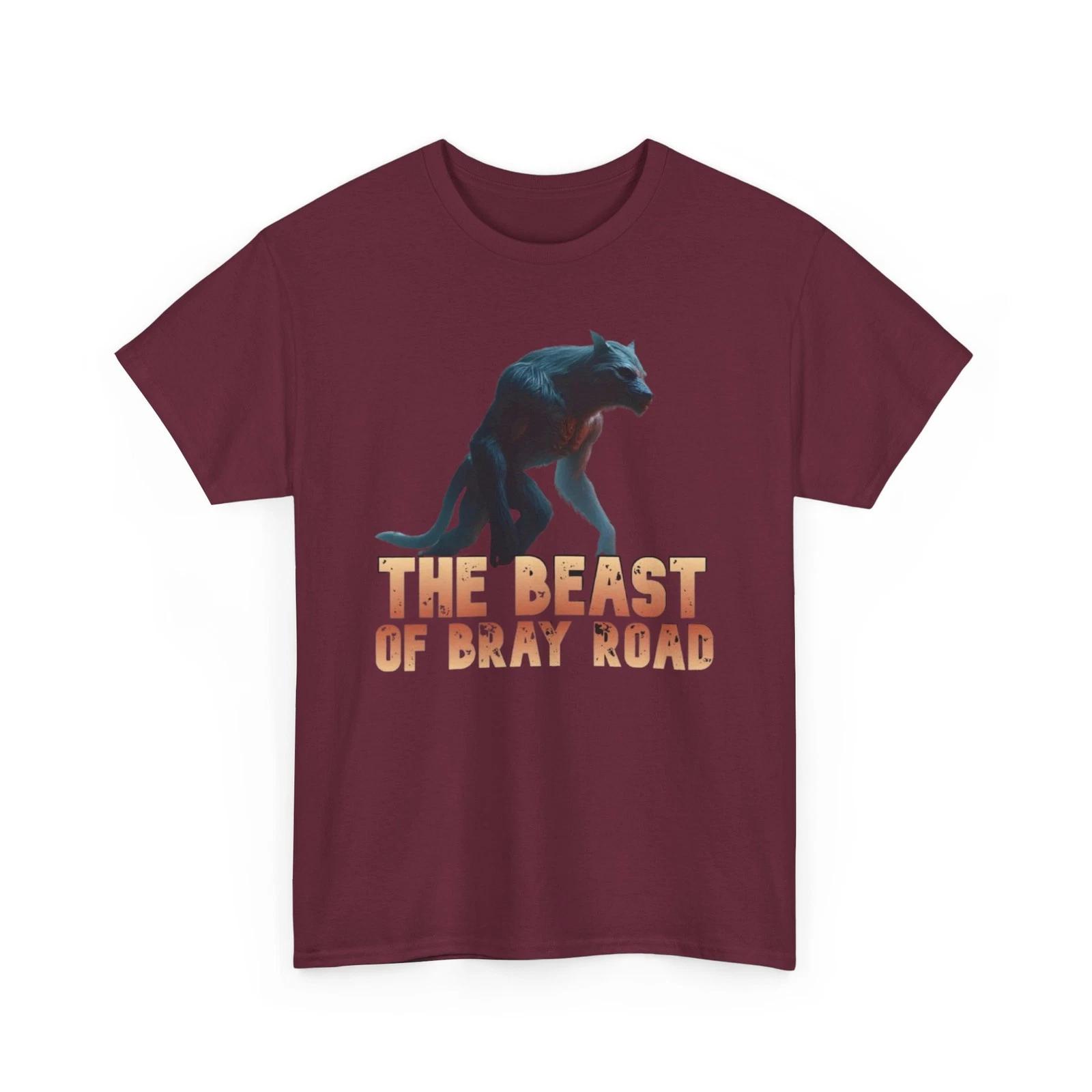The Beast of Bray Road Cryptid Printed T shirt Mythical Creature Collectible 4XL