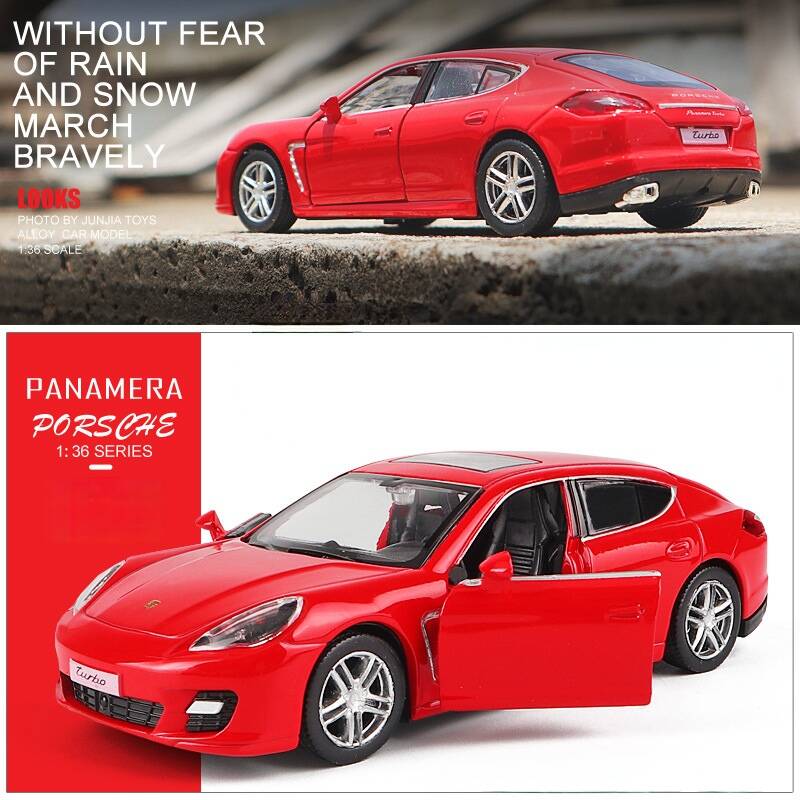 Pdbn6 Porsche Panamera Turbo Coupe Simulation Diecast & Toy Vehicles Pull Back Car RMZ City 1:36 Alloy Car Model Gifts For Children