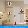 2pcs Door Stoppers Security, Portable Door Lock,Hotel Room Apartment Safet, Upgrade Portable Door Lock,Sleep with Peace of Mind