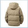 Men's 2025 Winter Down Jacket - French Style, Trendy Korean B-Print, White Duck Down Warm Outerwear.