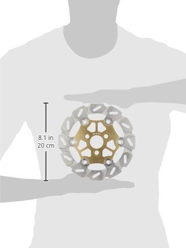 Bike Parts Center Suzuki Address V125 Floating Disc Plate with Support, 200mm, 63226322