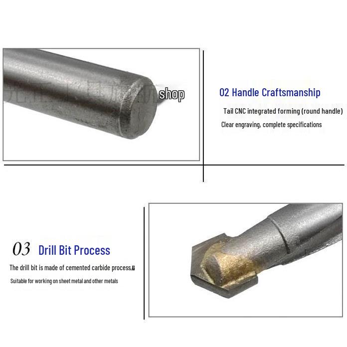 Tungsten Carbide Twist Drill Bit for Metal & Steel