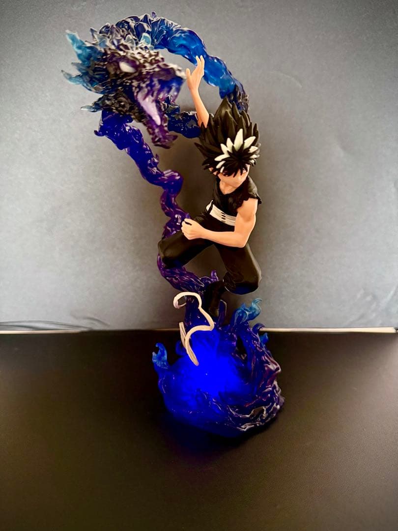 

[USED] Yu Yu Hakusho Hiei 24cm tall rare overseas figure with LED light