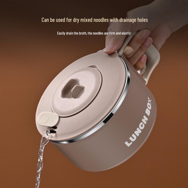 cmaos 316 Stainless Steel Microwaveable Lunch Box & Noodle Bowl Set