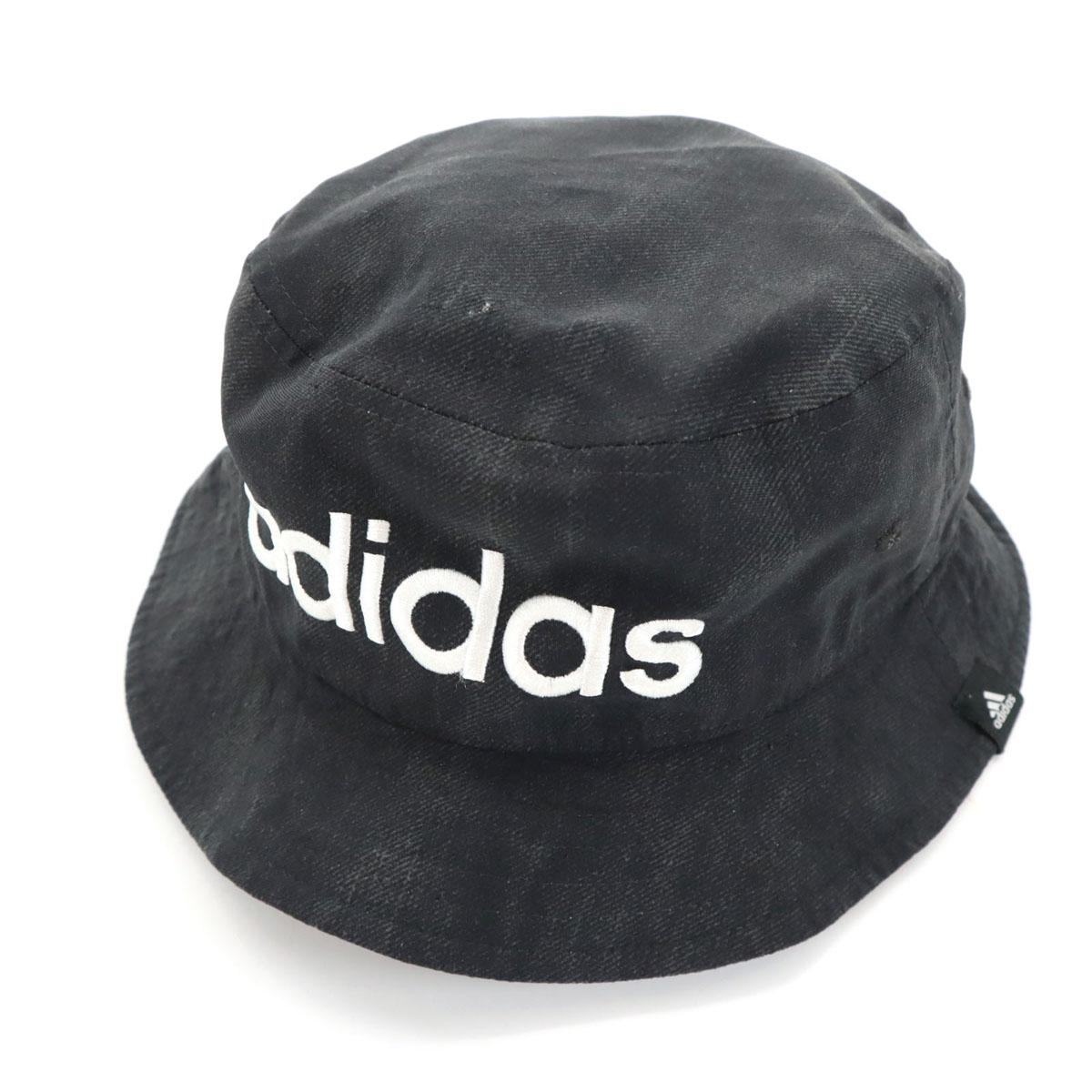 

adidas Винтажная обработка панама L Шляпа серии Black Мужская Б/У