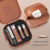 Portable Anti-Splash Nail Clipper & Scissors Set - Handbag Style for Home Nail Care