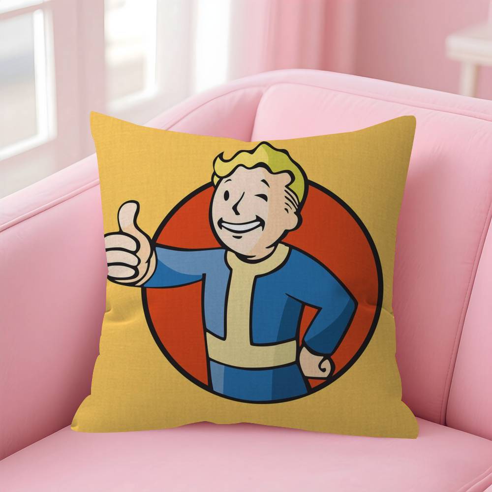

Pillow Gift Home Office Decoration Bedroom Sofa Car Cushion Cover case 45x45 Game FFallouts cool boy 30x30 cm