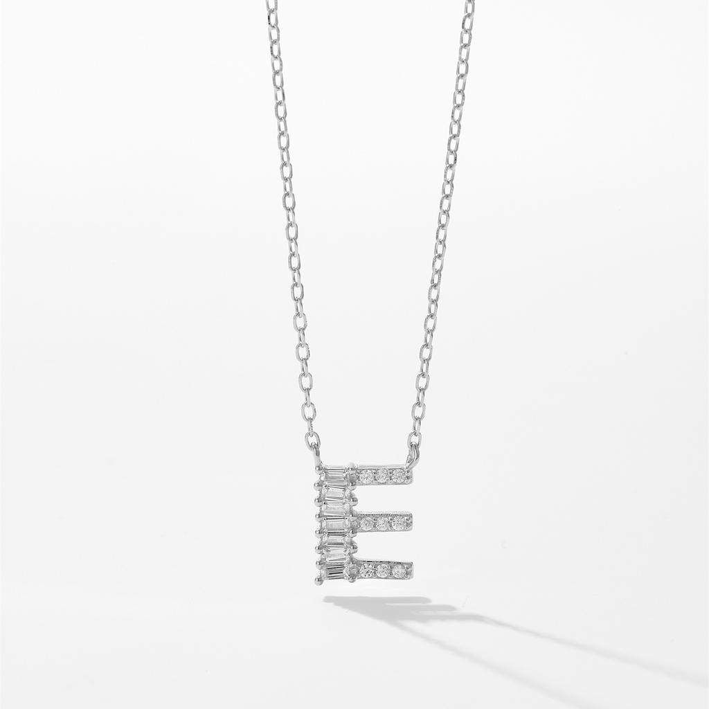 ANDYWEN 925 Sterling Silver Gold Letter Pendant Initial Necklace 2024 Women Fine Fashion Accessories Jewelry