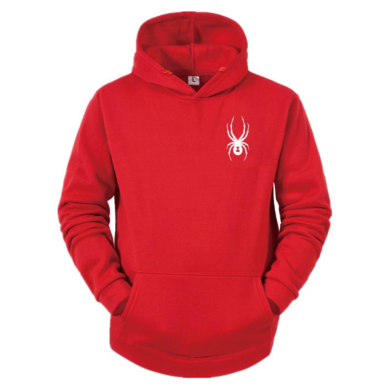 New Autumn And Winter Spider Print Hoodie Men's Casual Hoodie Fashionable Harajuku Unisex Outdoor Sports Street Pullover