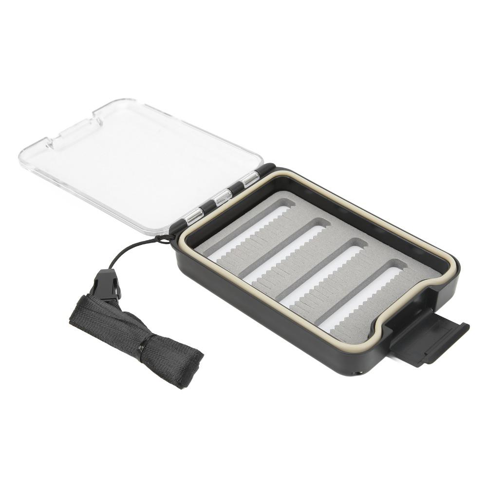 Sponge Insert Fly Lures Box ABS Fly Box Durable Fly Fishing Box for Fly Fishing Enthusiasts