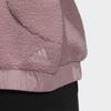 adidas Women's 3-Stripes Sherpa Fleece Jacket Purple HM7457