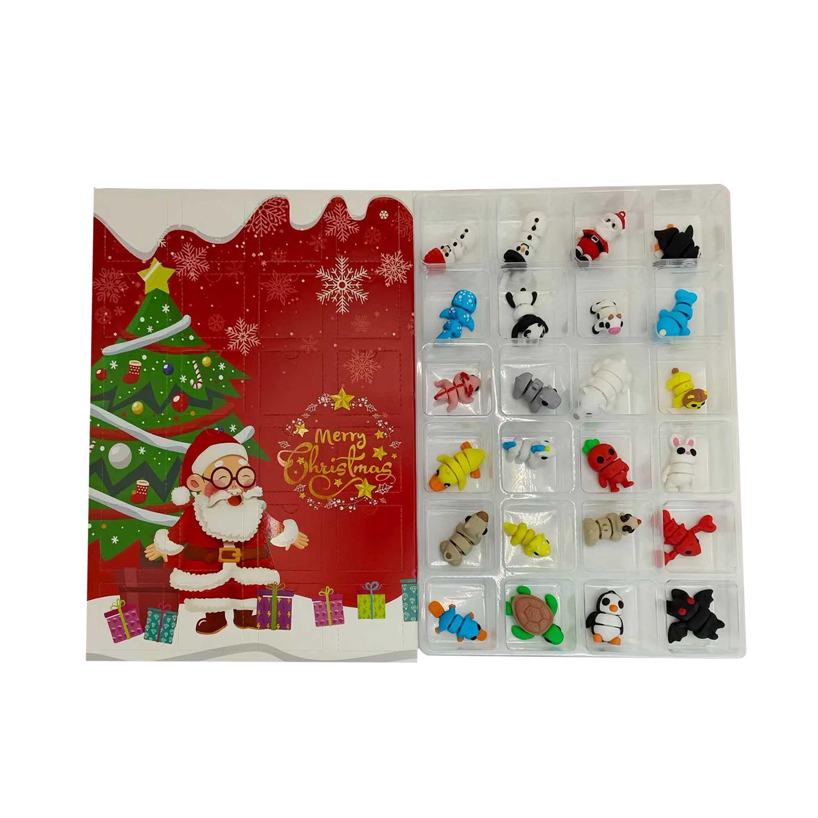 

Christmas Blind 24grid Hole Music Festival Advent Animals Children s Gift 24day Digital Countdown Calendar One Size