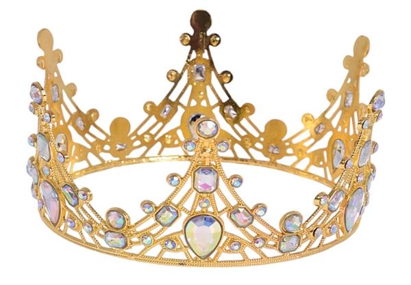 Cake Decoration Crown Gold Silver Topper 12