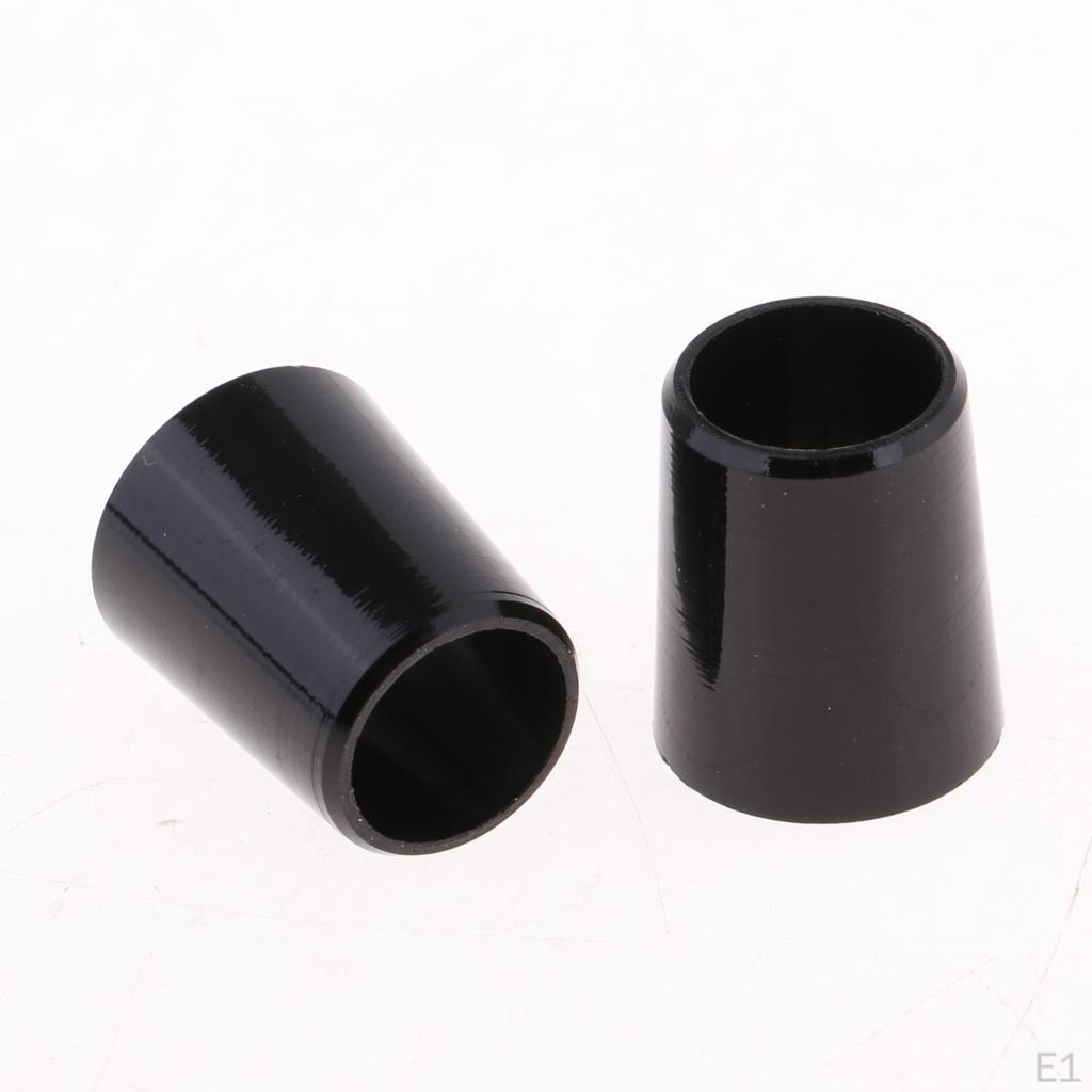 10pcs Black Golf Shaft Sleeve Ferrules Cap Adapter Ring Plastic