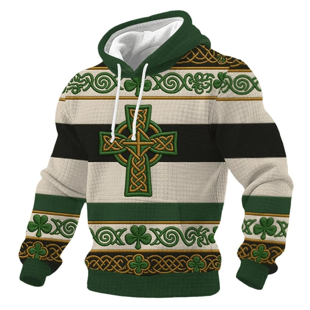 Pull en tricot graphique décontracté pour homme, chemise décontractée, tenue de vacances