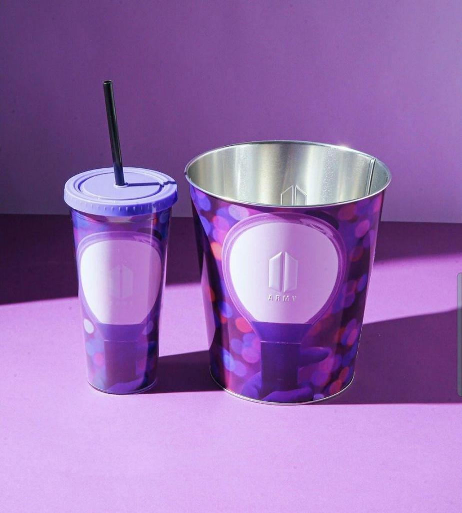 [USED] Same-day Shipping Available from Korea's Megabox BTS ARMY Cups, Tumblers, and Buckets.