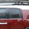 For Toyota FJ Cruiser 2007-21 Aluminum Alloy Black Car Rear Window Glass Guard Plate Trim Stickers Car Modification Accessories