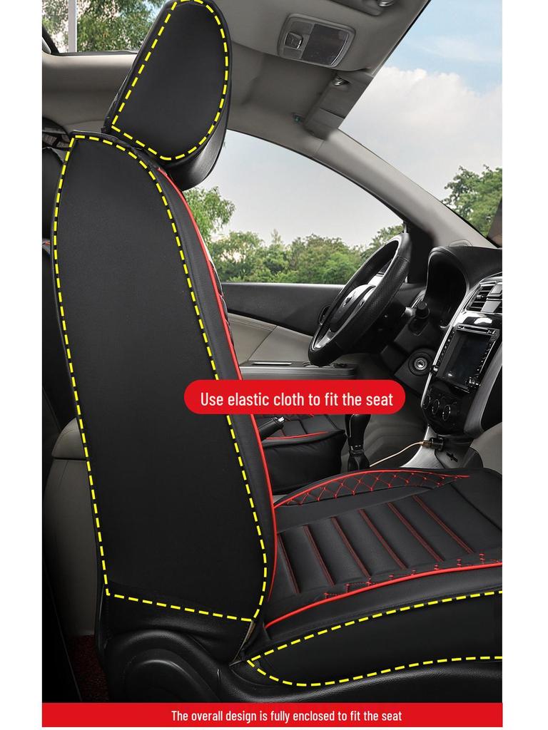 Universal Leather Seven-Seat Car Seat Cover for All Seasons