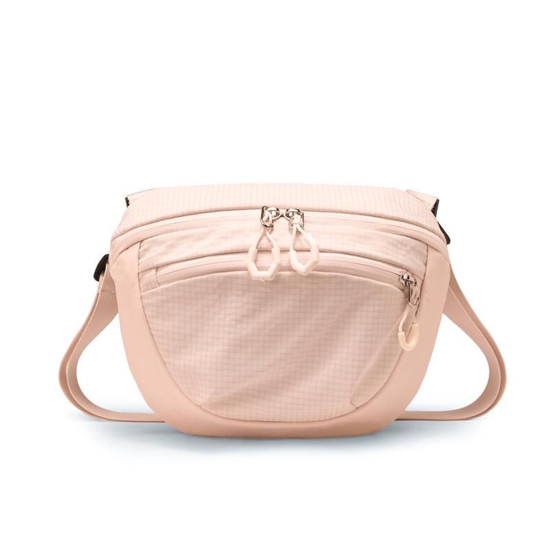 

2025 Versatile Lightweight Women s Crossbody Shoulder Bag for Outdoor Sports and Travel 25*6*20cm розовый