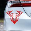 Logo Car Sticker - Bold Red Bull Logo Design for Car Doors and Body Panels - Car Fuel Tank Cap Decoration Sticker