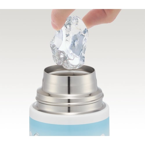 Skater Children's Stainless Steel Water Bottle, Direct Drinking, 580ml, Kid-Friendly and Lightweight, Sumikkogurashi Shirokuma Hometown Design, Insula