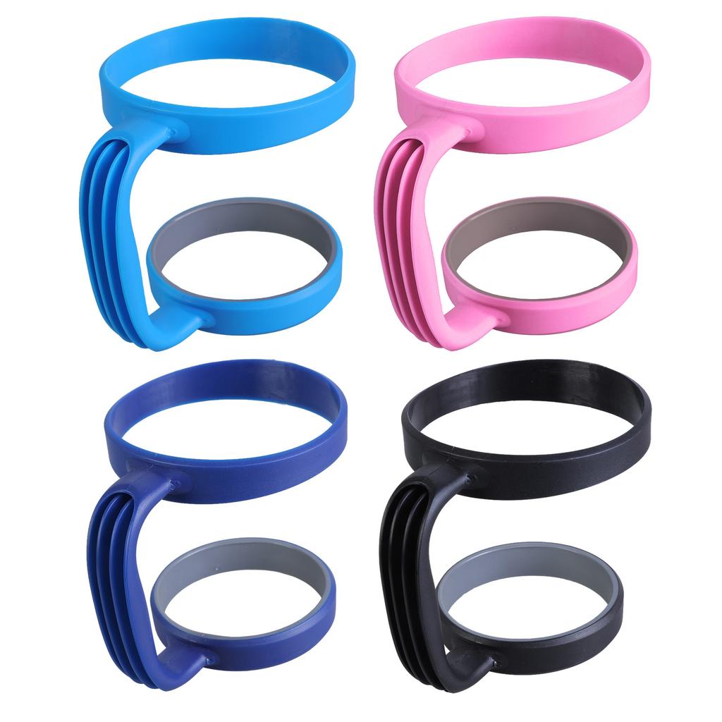 Držák na 30oz tumbler s dvojitými kroužky Přenosné ergonomické rukojeti na tumbler Příslušenství pro 30oz kelímky Ideální pro venkovní použití