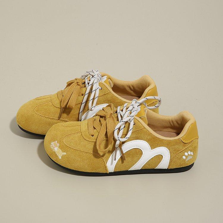 Popular versatile niche thick baseplate shoes women's autumn Dexun Forrest Gump shoes 2025 new lightweight casual sports bread shoes