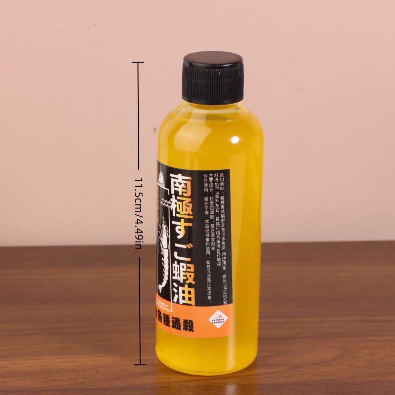 1/2 ks Antarktický Krill Krevety Olej Aromatizace Rybaření Jáma Stříbrný Kapr Atraktor Kapr Krmivo s Vysokým obsahem Bílkovin Rybářské Víno Atraktor