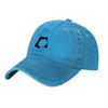 Black Bear Logo Washed Canvas Baseball Cap with Minimalist Design and Soft Comfort Fit for Everyday Wear