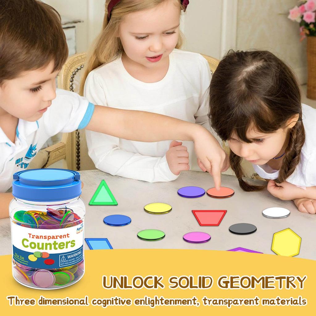 Canned Early Education Teaching Aids Solid Geometry Color Shape Cognition Kindergarten Canned Teaching Aids