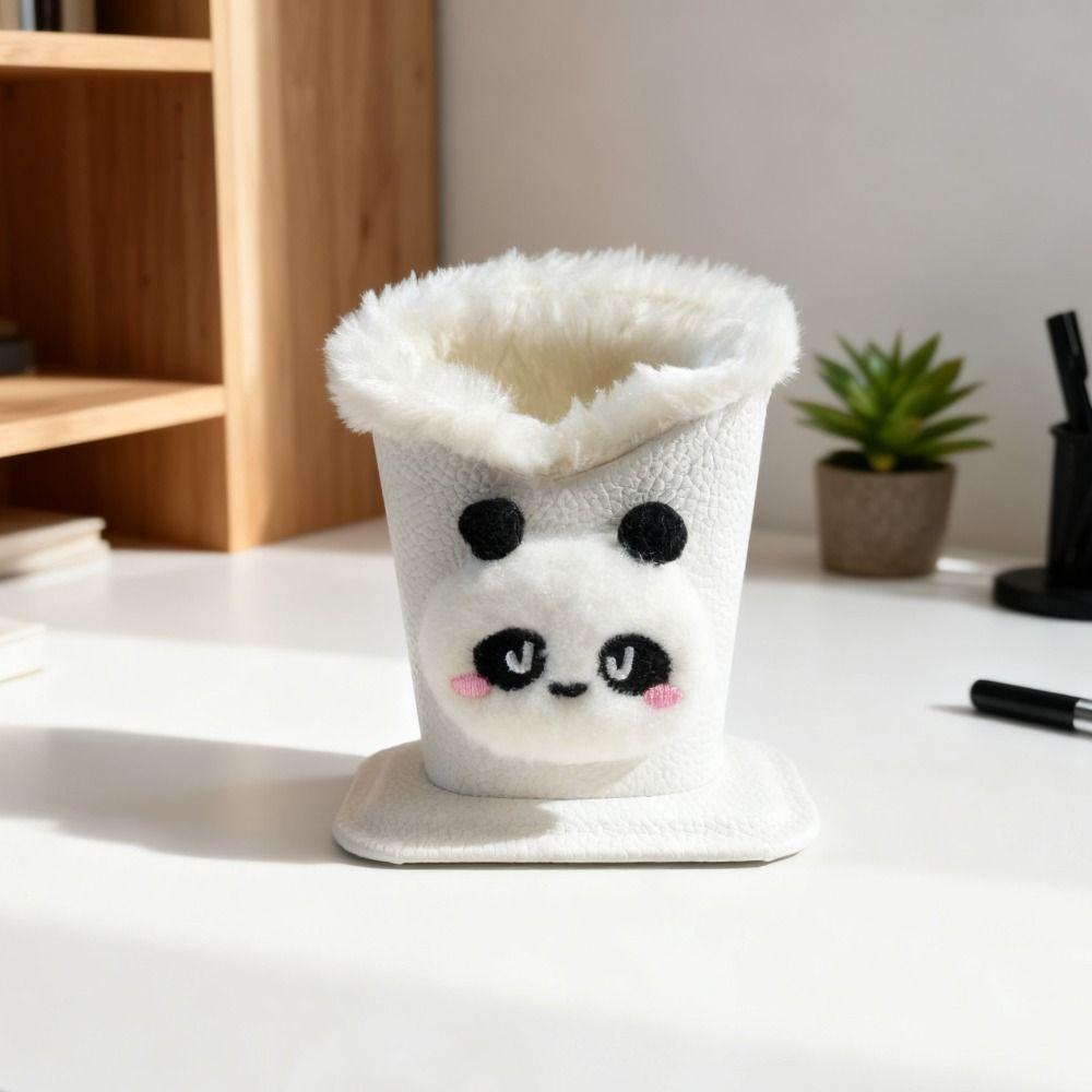 Cartoon Eyeglass Holders PU Leather Glasses Box Cute Glasses Case  Desk Organizer