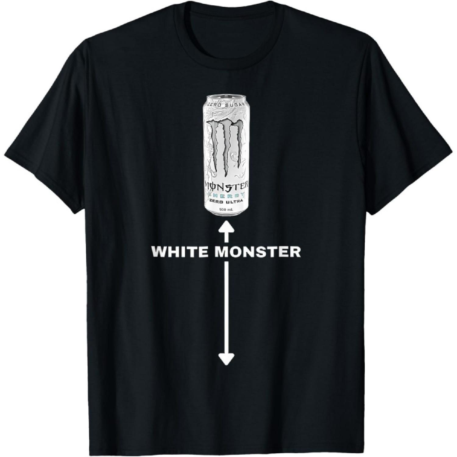 HUYTEDX White Monster Funny Joke Man Friends T-Shirt S разноцветный