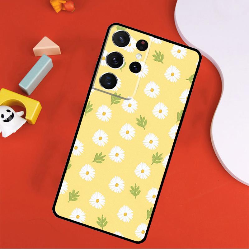 Color cute little floral Phone Case For Samsung Galaxy S25 Ultra S24 Ultra S9 S10 S20 S21 S22 S24 Plus S23 FE Cover