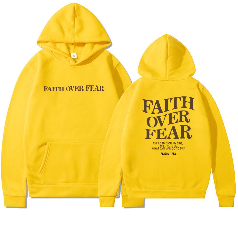 Faith Over Fear Unisex Hoodie - New Trendy Design