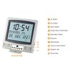Wall Desktop Placement Prayer Digital LED Azan Clock with Temperature Monitor Calendar Multifunction Alarm Clocks
